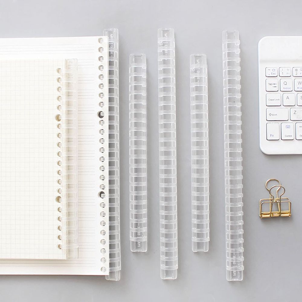 Binding Comb Plastic - 노트북 앨범 스크랩북 바인더 원형 링