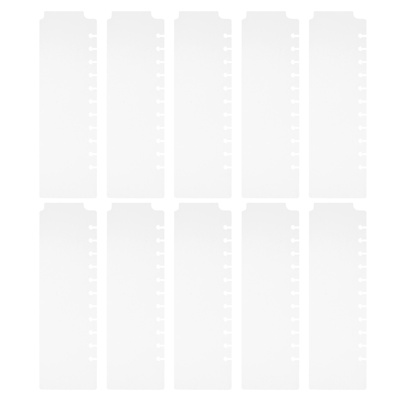 Index Tab Divider - 10Pcs 루스 리프 바인더 디바이더 쓰기
