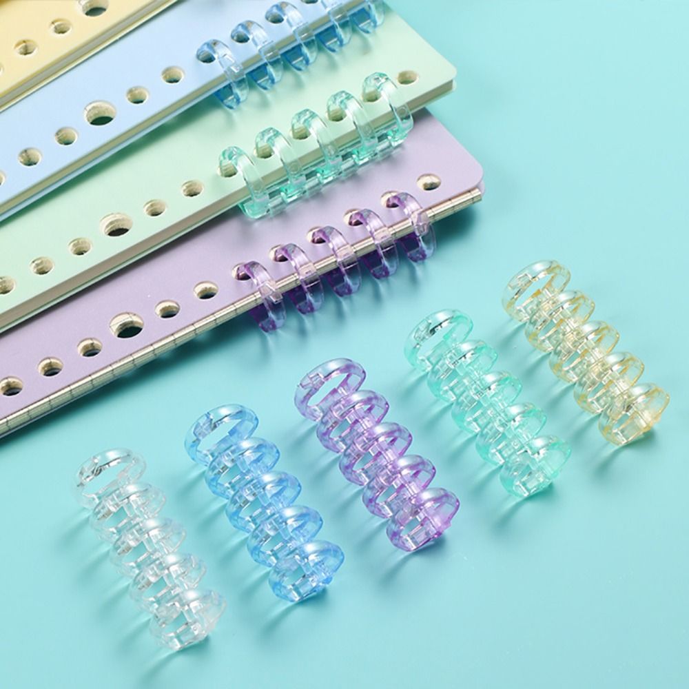 Binding Comb Plastic - 10개입 바인딩 스파인 스냅 분리형 바인더