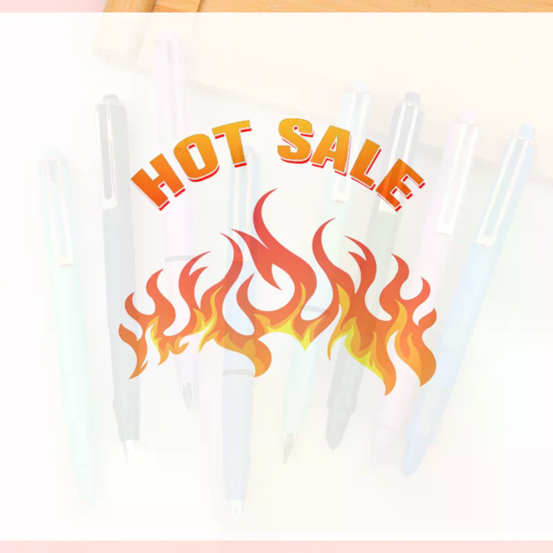 Fountain Pen Ink - 접이식 프레스형 만년필 컬러펜 바디 노치드
