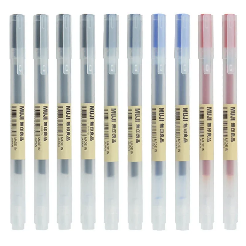 Stationery Supply Business - 10-30 개/대 0.38/0.5mm 젤 펜 검정/파랑