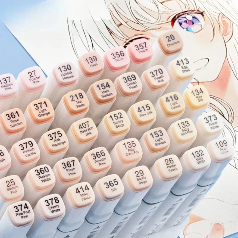Highlighter Set Pastel - 6/12/24/30 색상 스킨 톤 듀얼 헤드