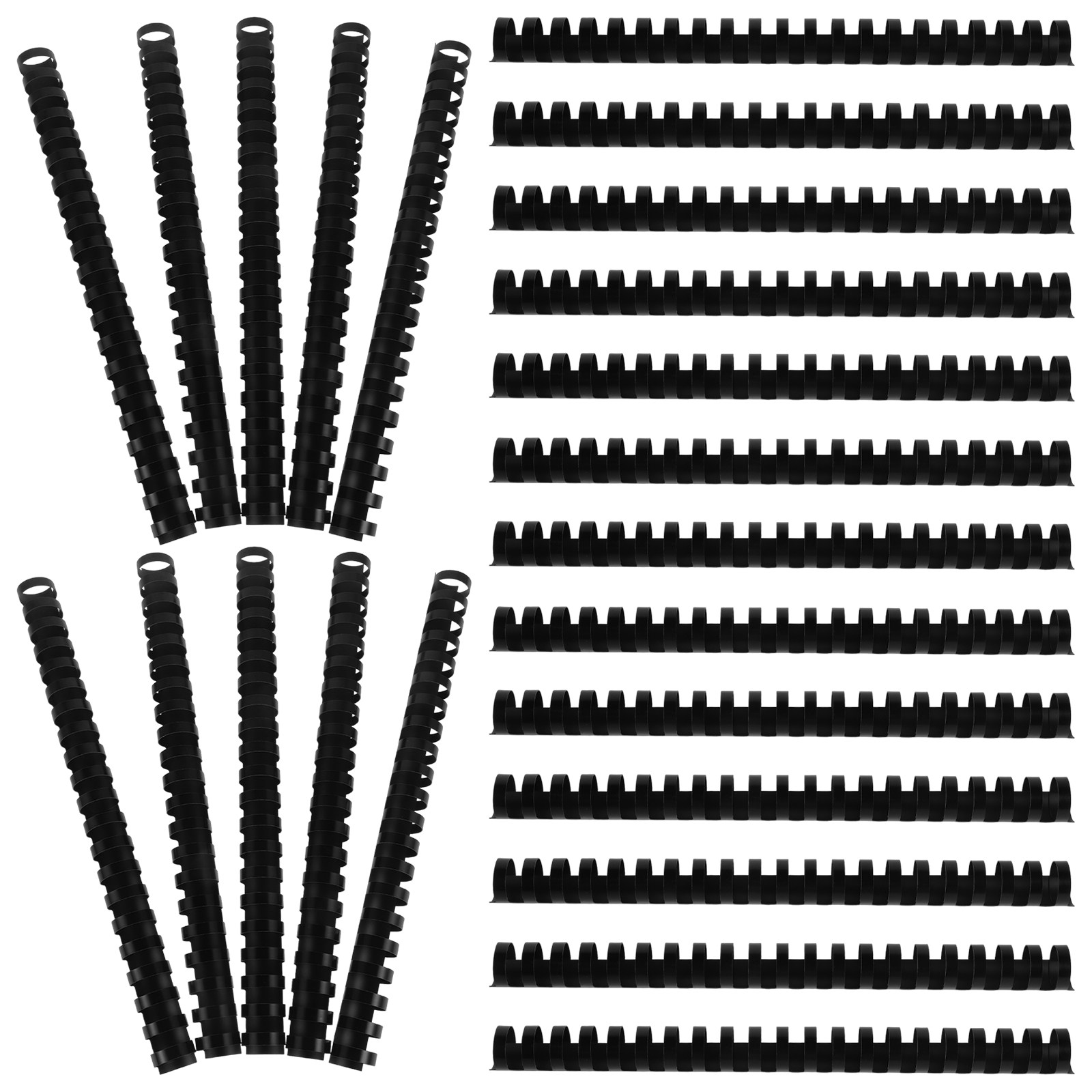 Binding Comb Plastic - 50Pcs 바인딩 빗 21 링 문서
