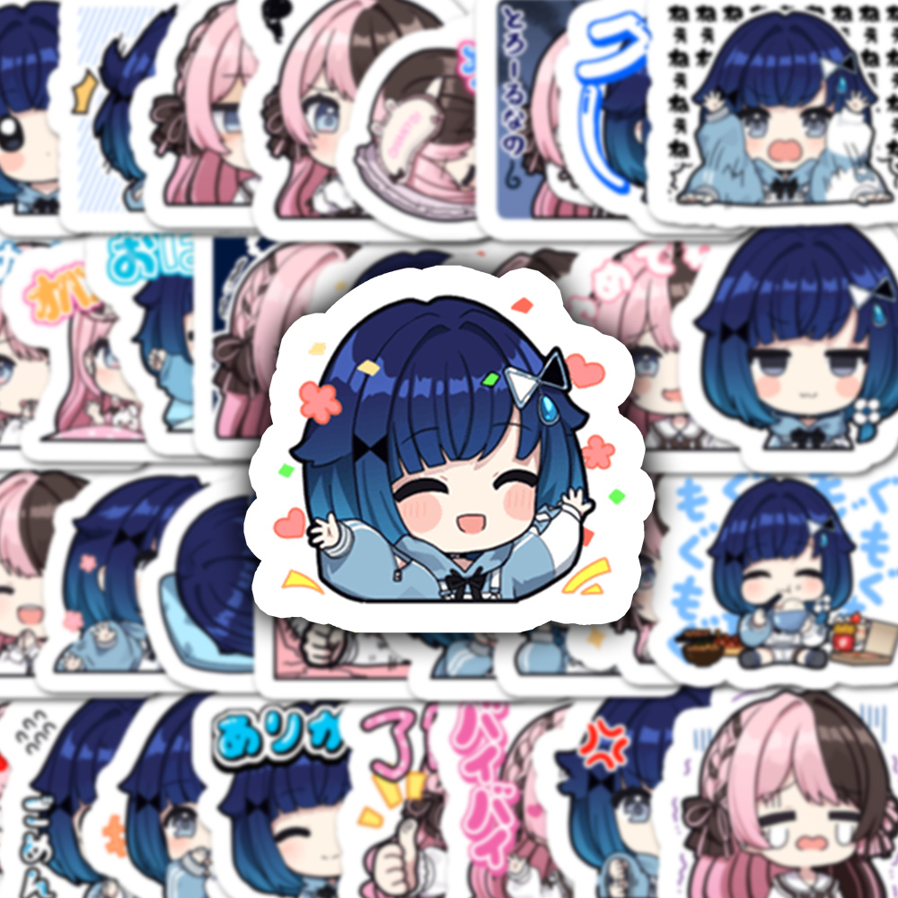 Memo Pad Sticky - 32pcs 귀여운 Tsumugi Kokage 및 Tachibana