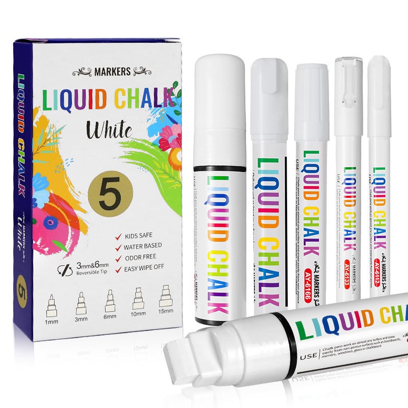5개/대 흰색 분필 마커 액체 칠판 마커, Window - Whiteboard Marker Set 리뷰 및 가격
