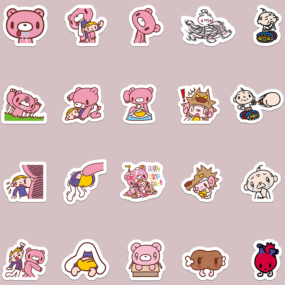 40pcs 만화 Gloomy Bear & CHAX AL - Memo Pad Sticky 리뷰 및 가격
