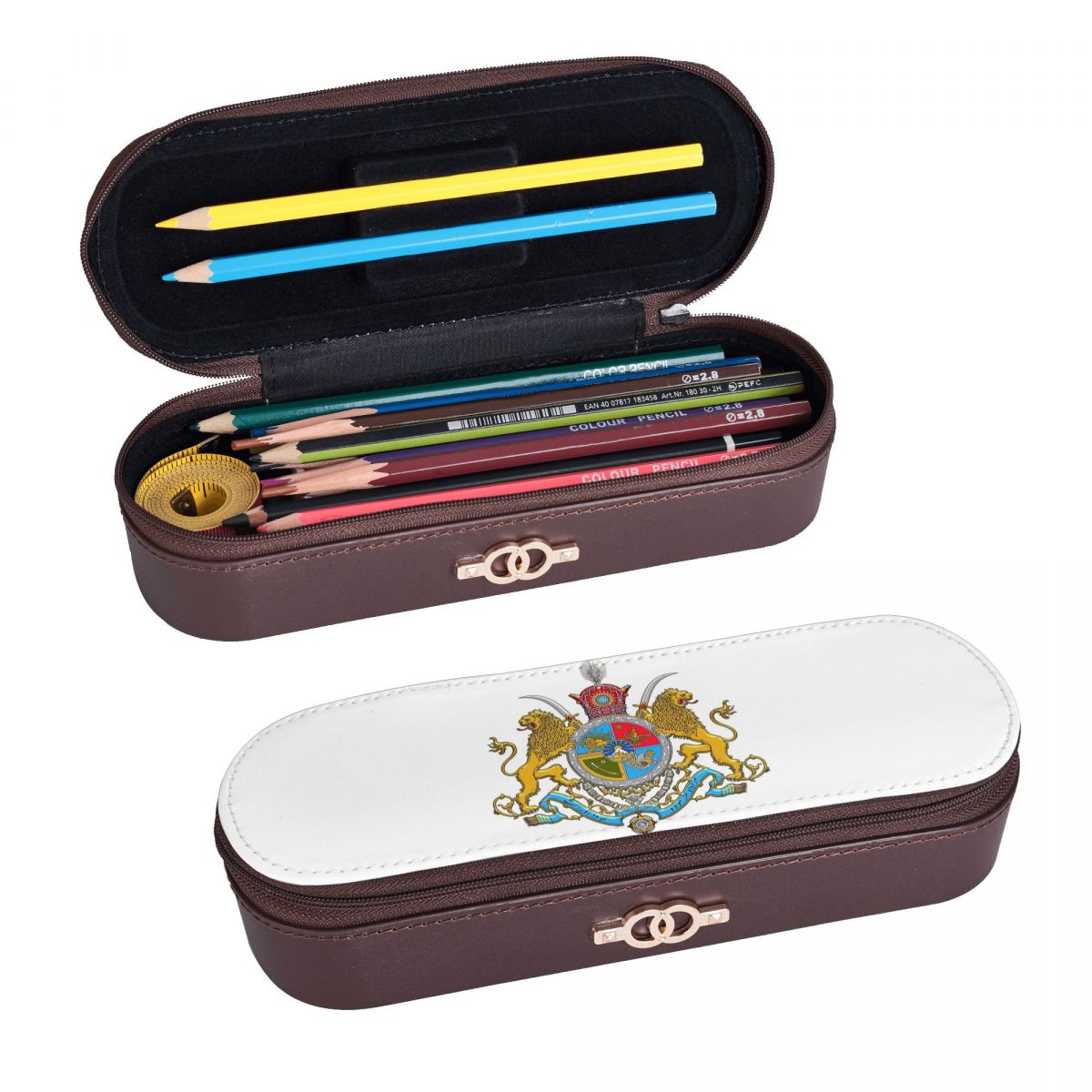 이란 국기 엠블럼 페르시아 태양 사자 가죽 연필 케이스 - Lion Stationery & Office Supply(Kunshan)Co.Ltd 리뷰 및 가격