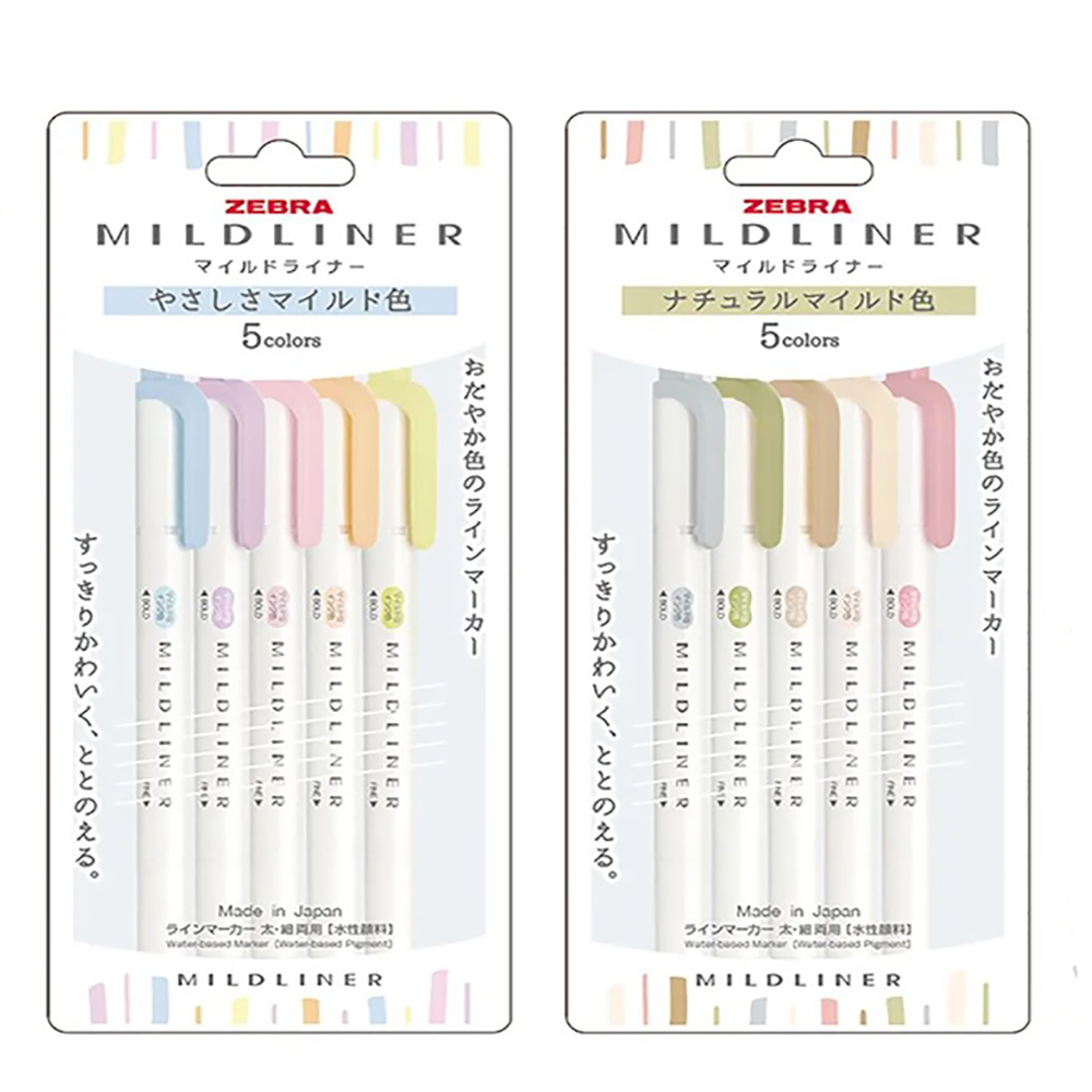 일본 ZEBRA 형광펜 세트 WKT7 파스텔 형광펜 더 - Highlighter Set Pastel 리뷰 및 가격