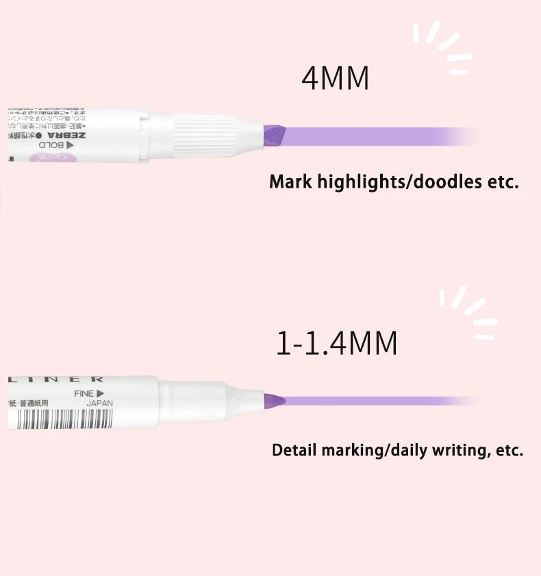 일본 ZEBRA 형광펜 세트 WKT7 파스텔 형광펜 더 - Highlighter Set Pastel 리뷰 및 가격