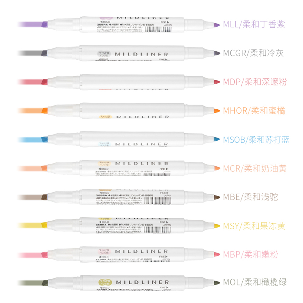 일본 ZEBRA 형광펜 세트 WKT7 파스텔 형광펜 더 - Highlighter Set Pastel 리뷰 및 가격