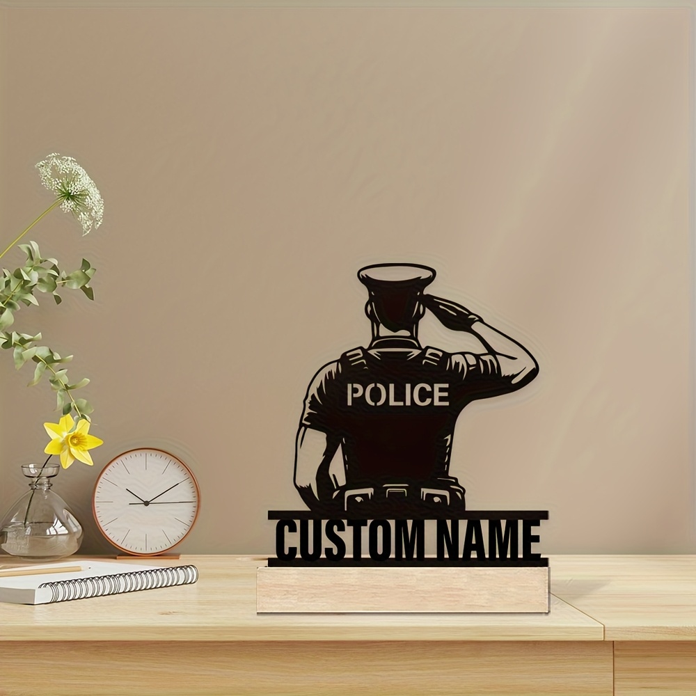 개인 맞춤형 금속 경찰 배지, 맞춤 이름표, 텍스트가  - Desk Name Plate 리뷰 및 가격