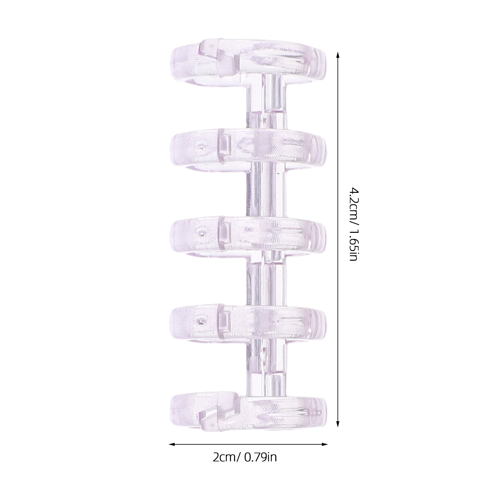 플라스틱 루즈리프 바인더 링 100개, 5홀 투명 개폐 - Binding Comb Plastic 리뷰 및 가격