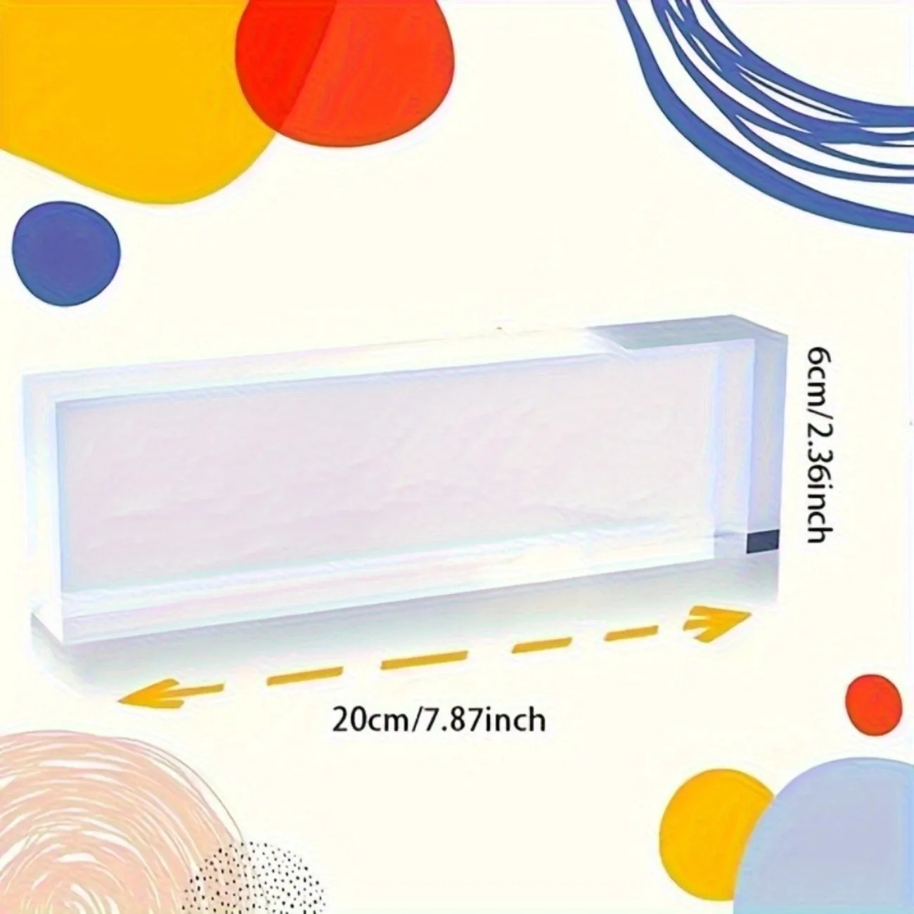 1개 맞춤형 꽃무늬 아크릴 데스크 명패, 맞춤형 영어  - Desk Name Plate 리뷰 및 가격