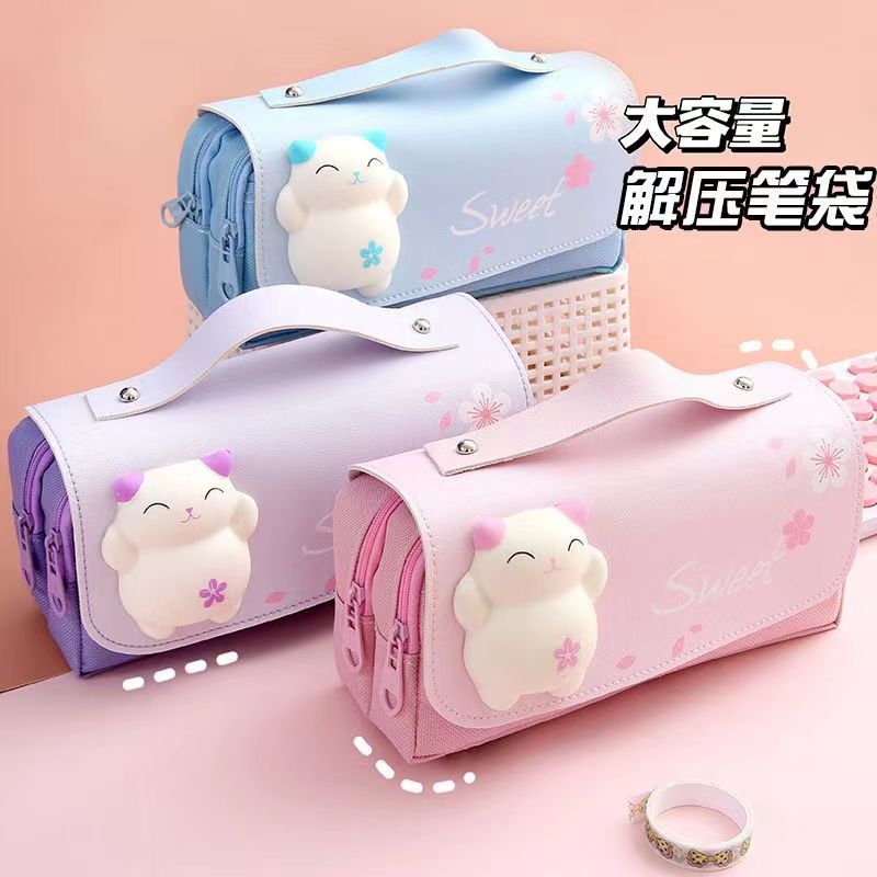 학교 용품 카와이 편지지 학교 연필 케이스 소녀 가방  - Stationery Office Supply Store 리뷰 및 가격