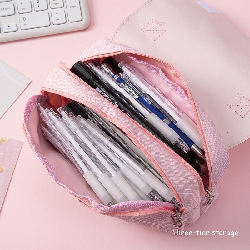학교 용품 카와이 편지지 학교 연필 케이스 소녀 가방  - Stationery Office Supply Store 리뷰 및 가격