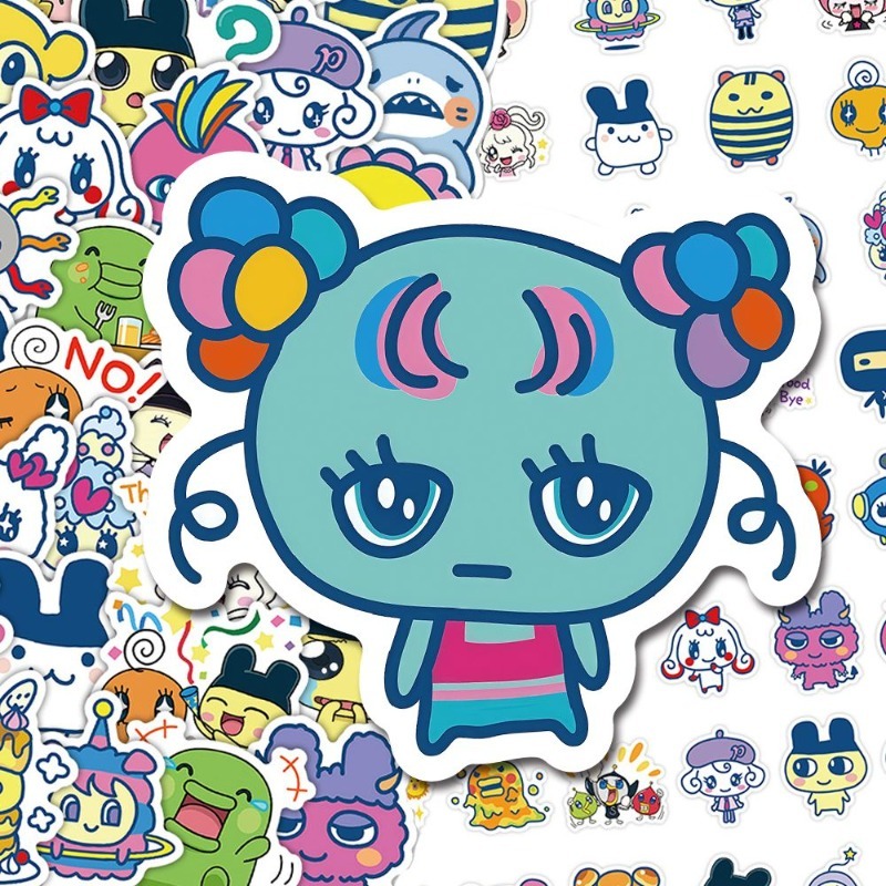 새로운 반다이 다마고치 마메치 재미있는 그래피티 스티커 - Memo Pad Sticky 리뷰 및 가격