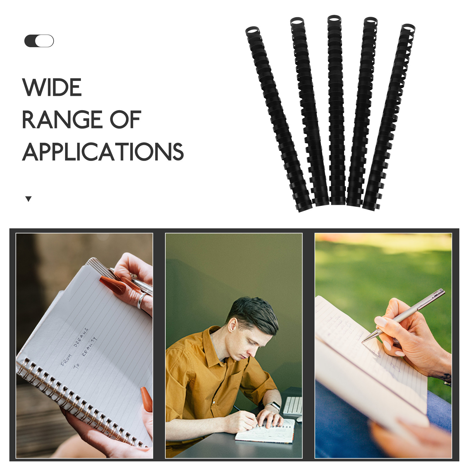 50Pcs 바인딩 빗 21 링 문서 바인딩 용 플라스틱 - Binding Comb Plastic 리뷰 및 가격