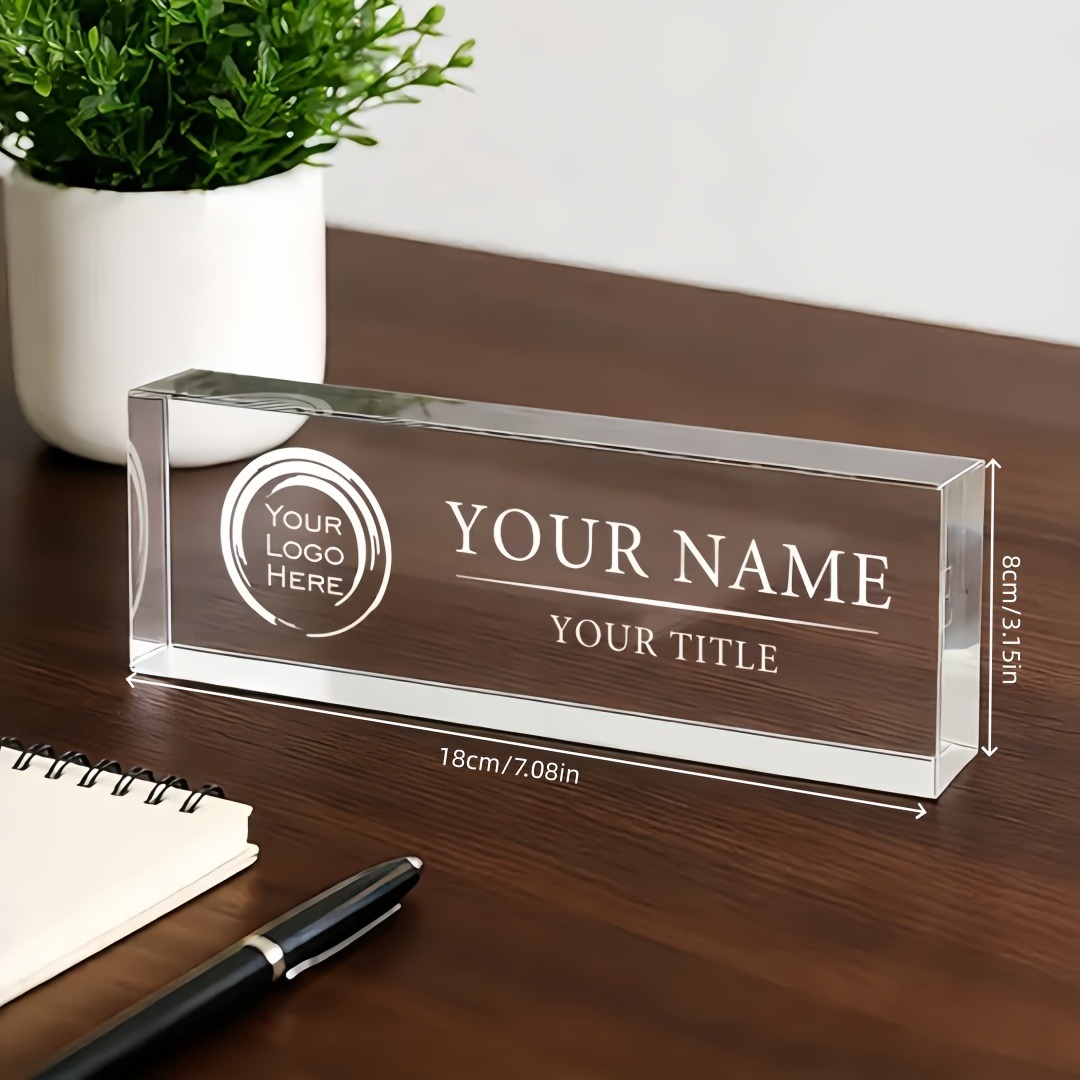 2D 평면 개인 맞춤형 아크릴 책상 명패 핑크 장미 파 - Desk Name Plate 리뷰 및 가격