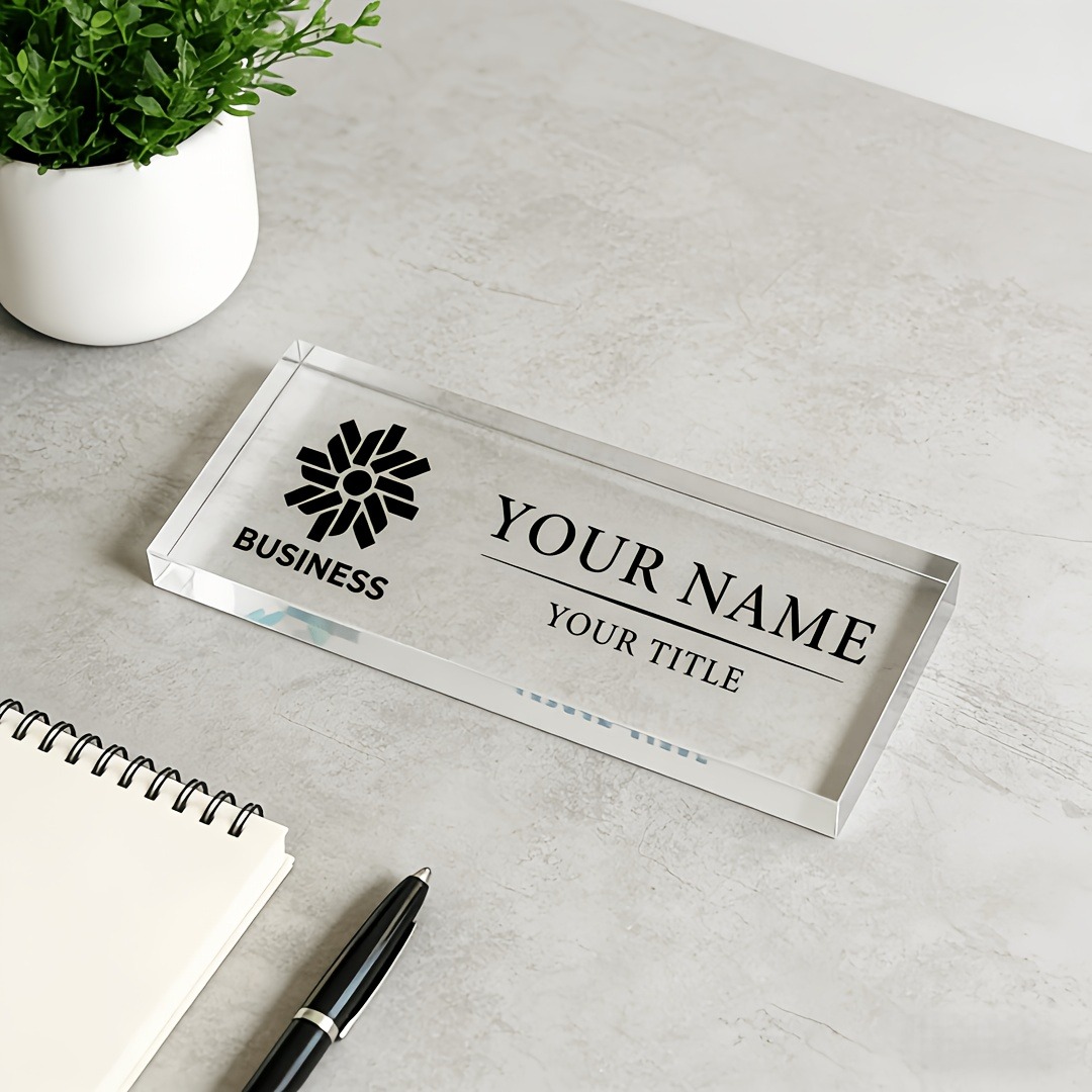 2D 평면 개인 맞춤형 아크릴 책상 명패 핑크 장미 파 - Desk Name Plate 리뷰 및 가격
