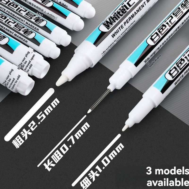 1/10/20Pcs 흰색 영구 마커 펜 세트 0.7/1 - Whiteboard Marker Set 리뷰 및 가격