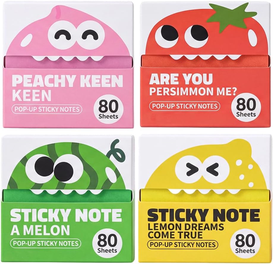 투명 풀아웃 글리터 스티키 노트 귀여운 과일 몬스터 메 - Memo Pad Sticky 리뷰 및 가격