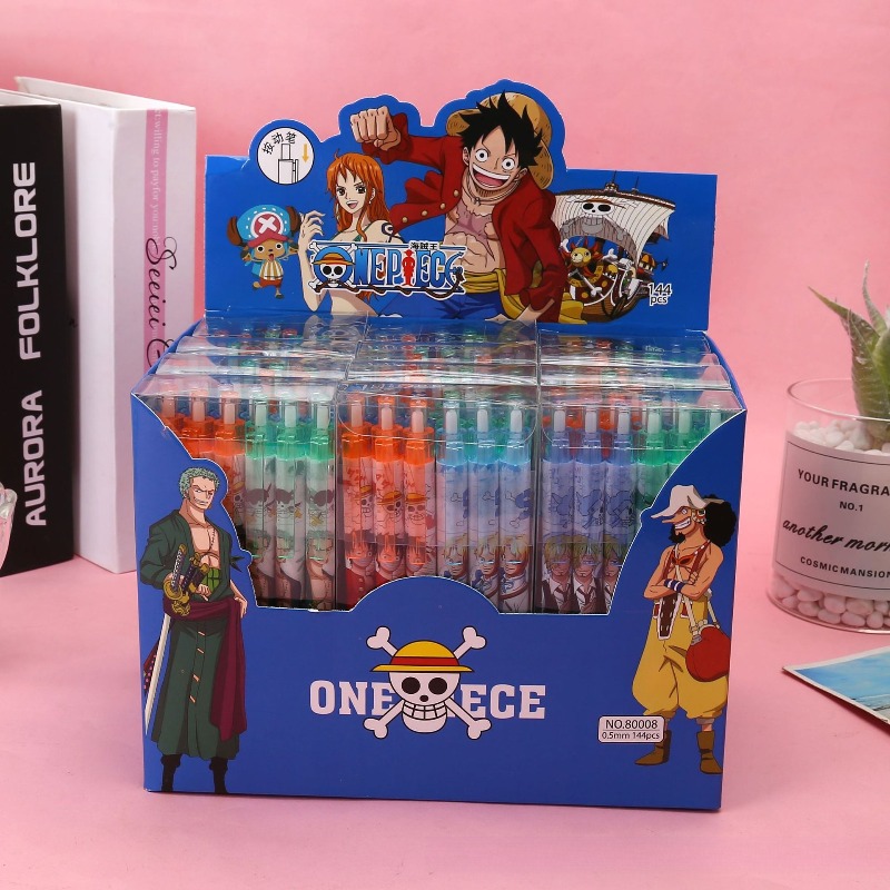 애니메이션 원피스 젤 펜 귀여운 만화 캐릭터 프린트 속 - Gel Ink Pen Set 리뷰 및 가격