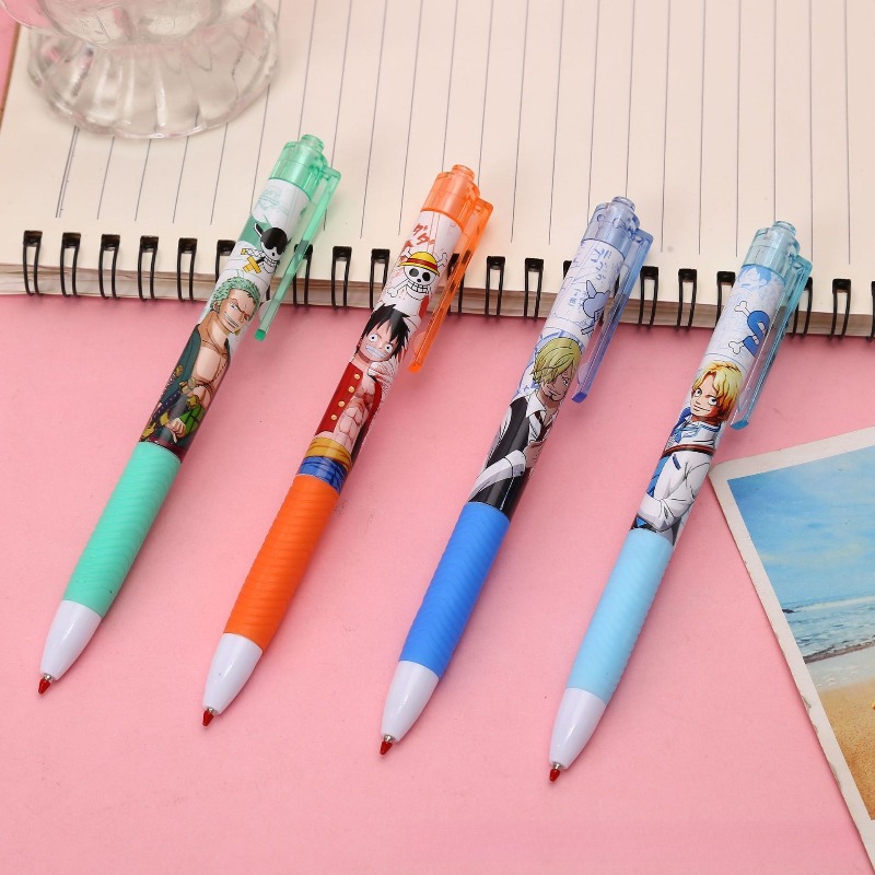 애니메이션 원피스 젤 펜 귀여운 만화 캐릭터 프린트 속 - Gel Ink Pen Set 리뷰 및 가격
