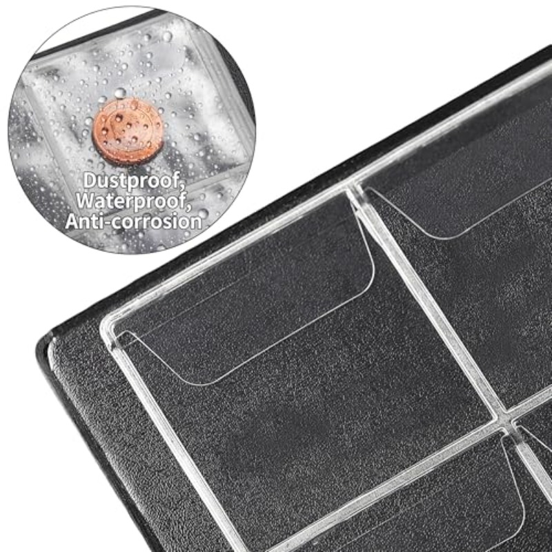 60 포켓 동전 수집 앨범 동전 수집 책장 디스플레이  - Binding Comb Plastic 리뷰 및 가격