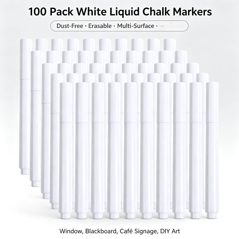 액체 분필 지울 수 있는 펜 3-100Pcs 유리창용  - Correction Fluid White 리뷰 및 가격