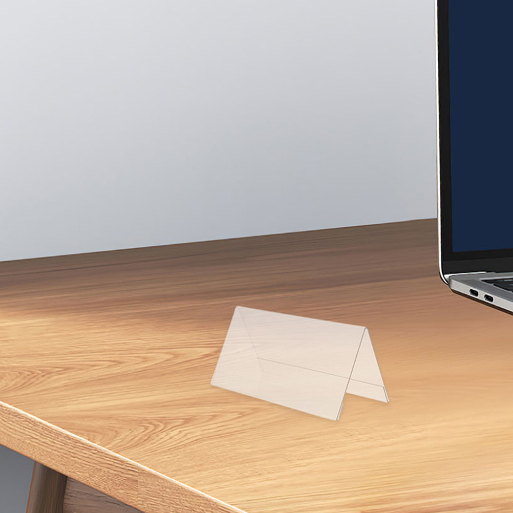 10개 아크릴 명찰 홀더 V자형 양면 투명 데스크 사인 - Desk Name Plate 리뷰 및 가격